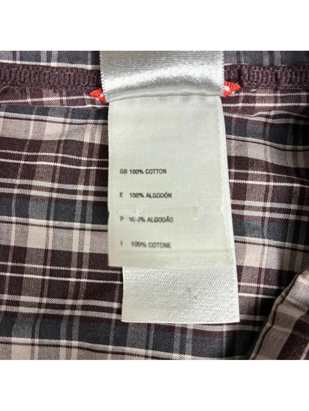 The North Face Men's Button Down Size Large Plaid